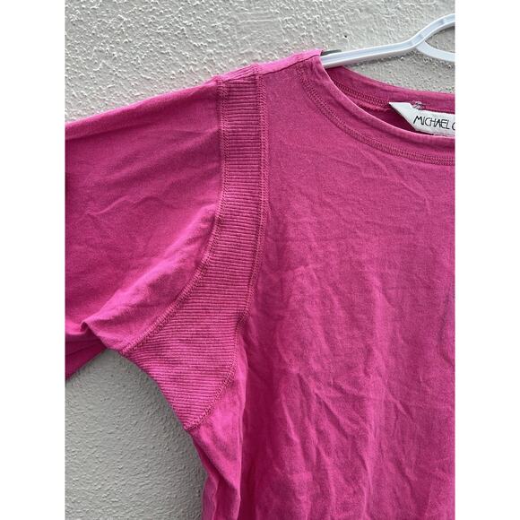 Womens Michael Carrie Shirt Size Small Pink Short Sleeve - Picture 2 of 12